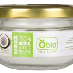 Ulei de cocos virgin presat la rece bio 100ml/92g Obio
