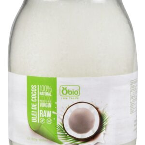 Ulei de cocos virgin presat la rece bio 1000ml/920g Obio