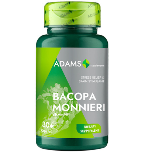 Bacopa Monnieri 350mg, 30cps, Adams Supplements