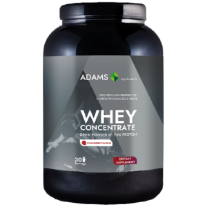 Concentrat proteic din zer (cÄƒpÈ™uni). 908g, Adams Supplements