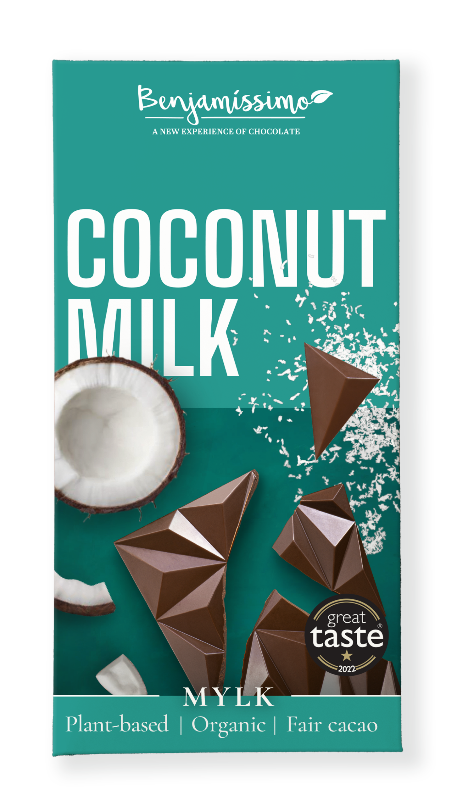 Ciocolata cu cocos bio 60g Benjamissimo