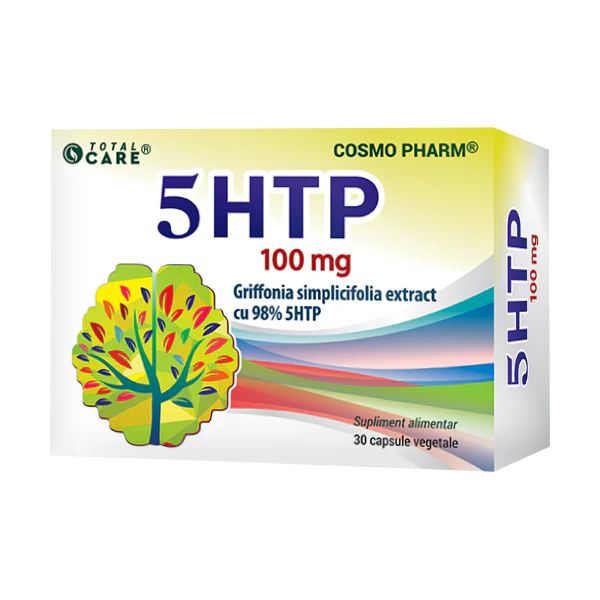 5-HTP 100mg, 30 cps, Antidepresiv Natural