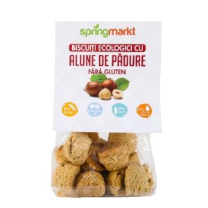 Biscuiti Bio cu Alune de padure, fara gluten, 100gr, springmarkt