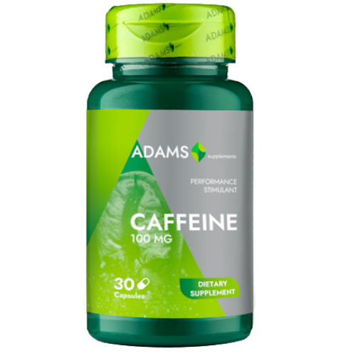 Caffeina 100mg, 30cps, Adams Supplements