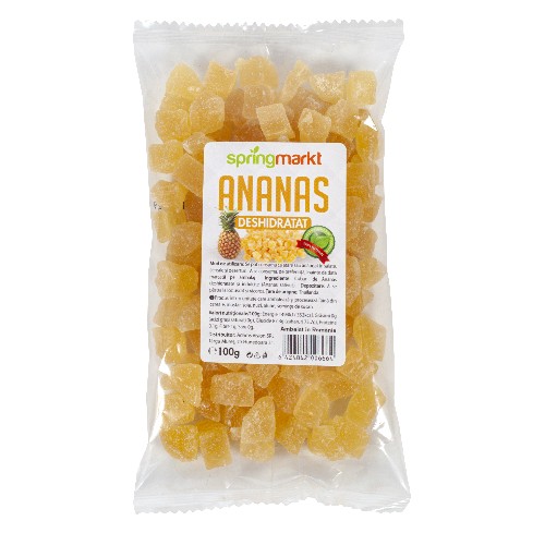 Ananas Deshidratat, 100g, springmarkt
