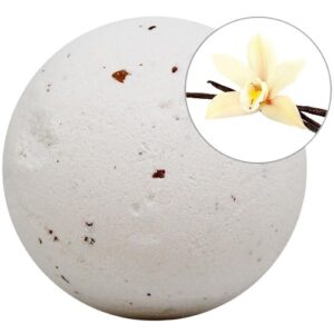 Bomba de baie cu vanilie È™i petale, 140g, LabNatur