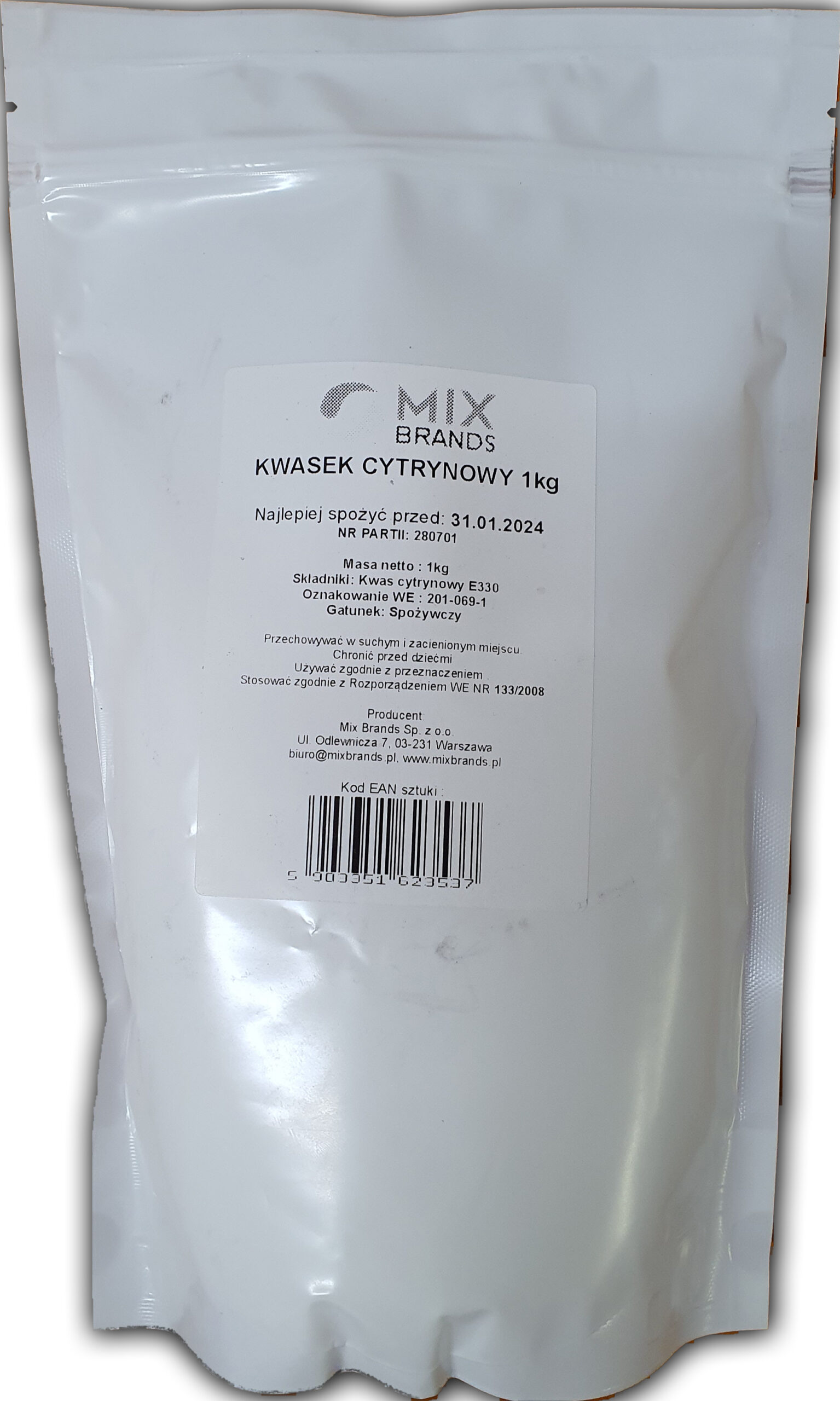 Acid citric - sare de lamaie 1kg Mix Brands