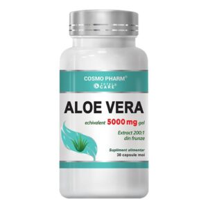 Capsule Aloe Vera - Echivalent 5000 mg Gel