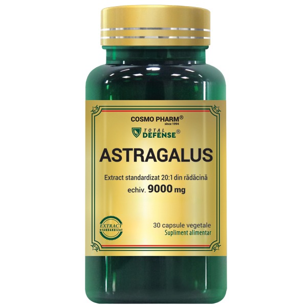 ASTRAGALUS extract 450 mg, echivalent a 9000 mg 30 capsule