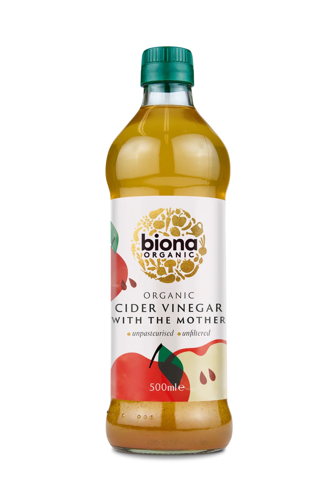 Otet din cidru de mere nefiltrat bio 500ml Biona