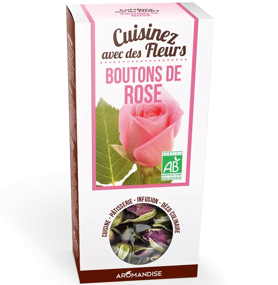 Boboci de trandafir - uz culinar bio 30g Aromandise