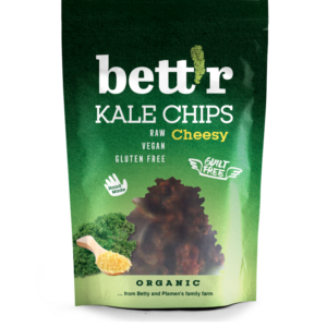 Chips din kale cu aroma de branza bio 30g Bettr