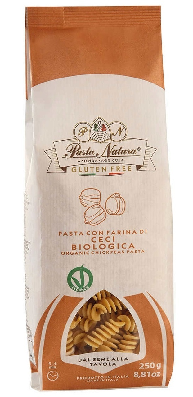 Fusilli din naut bio 250g Pasta Natura