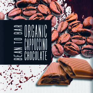 Ciocolata cu lapte si crema de cappuccino bio 100g Meybona