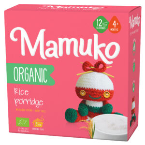 Porridge din orez bio 4+ luni 200g Mamuko
