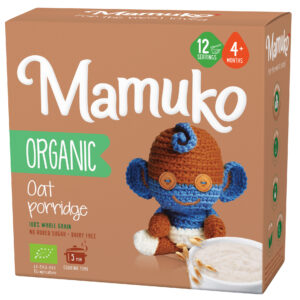 Porridge din ovaz bio 4+ luni 200g Mamuko
