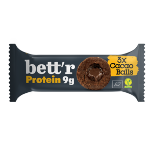 Bilute proteice cu umplutura de cacao bio 3 buc x 15g Bettr