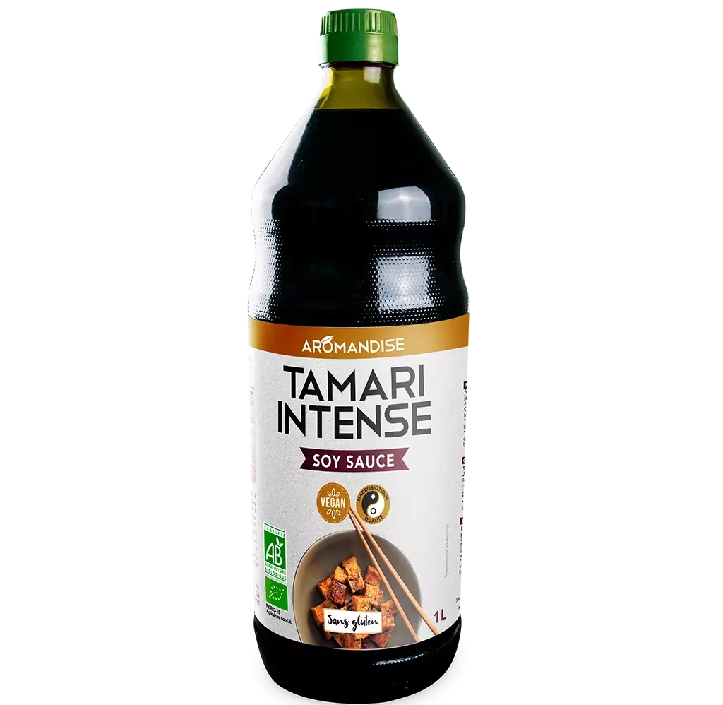 Sos de soia tamari intens bio 1l Aromandise