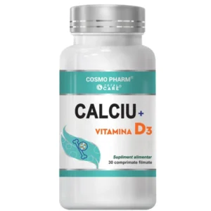 CALCIU Vitamina D3, 30 / 90 comprimate 30 cpr