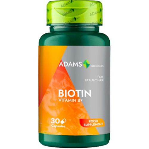 Biotina (Vitamina B7) 30cps, Adams Supplements