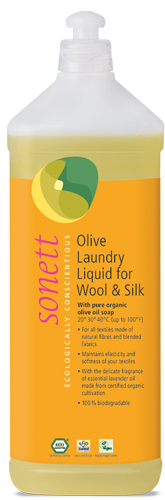 Detergent lichid pentru lana si matase ecologic 1l Sonett