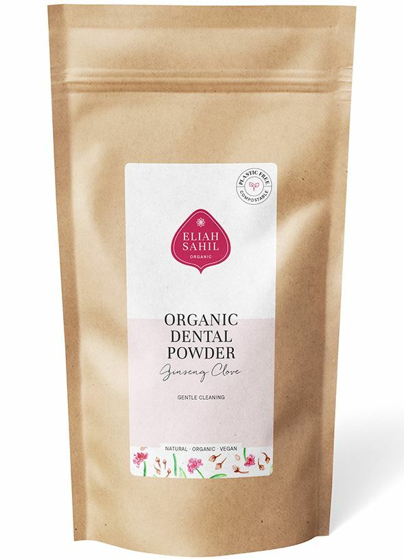 Pudra cu ginseng si cuisoare pentru curatarea dintilor ecologic 200g - refill Eliah Sahil