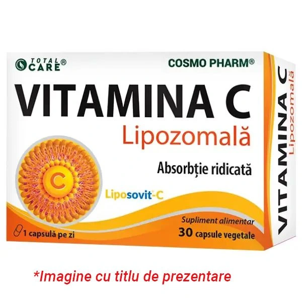 Vitamina C Lipozomala Liposovit-C - pana la 1000 mg administrare zilnica
