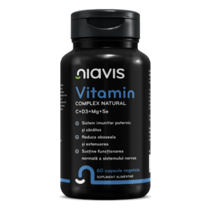 Vitamin Complex Natural C+D3+Mg+Se 60 cps